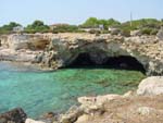 Le grotte del golfo con l'arco