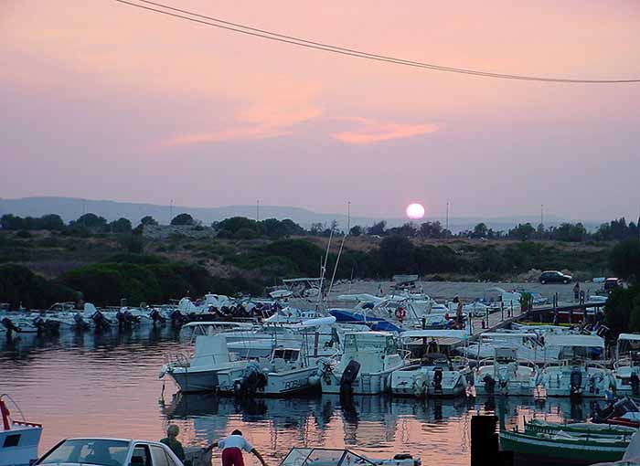 Il pontile del club nautico