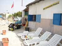 Veduta laterale del club.